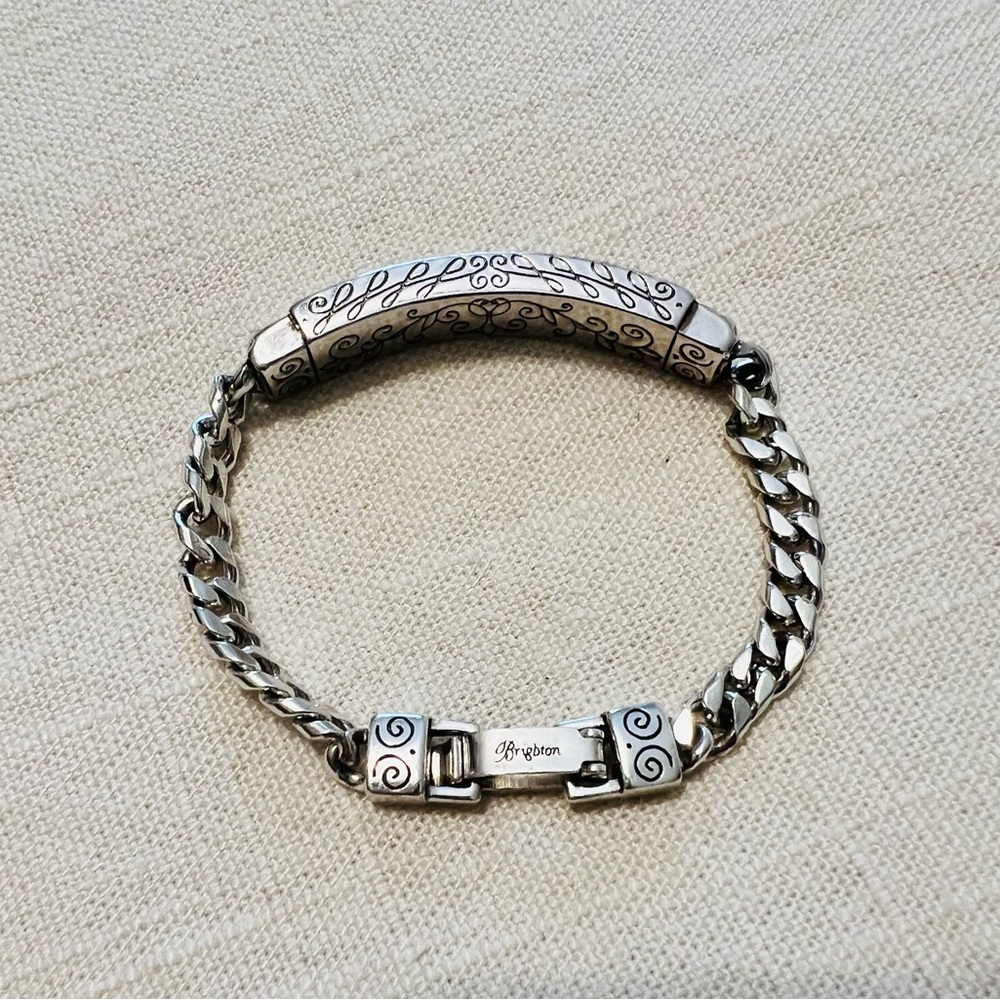 Brighton Silver Bracelet with Intricate Design